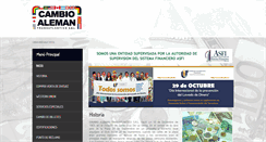 Desktop Screenshot of cambioaleman.com